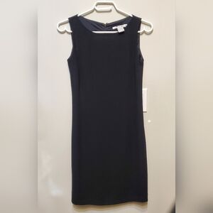 158. Nygard Collection Black Sleeveless Shift Dress